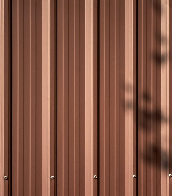 Background of the metal sheet wall